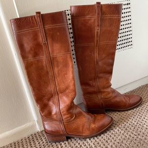 Italian made leather boots size 7